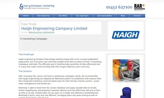 Preview of the Haigh Case Study