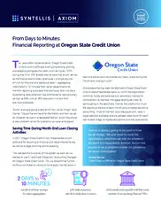 Preview of the Oregon State Credit Union Case Study