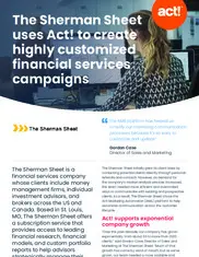 Preview of the The Sherman Sheet Case Study