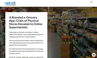 Preview of the Grocery Store Case Study