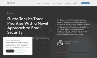 Preview of the Gusto Case Study