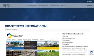 Preview of the Bio-Systems International Case Study