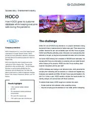 Preview of the HOCO Entertainment Case Study