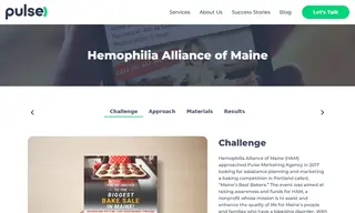 Preview of the Hemophilia Alliance of Maine Case Study