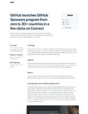 Preview of the GitHub Case Study