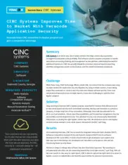 Preview of the CINC Systems Case Study