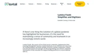 Preview of the Lumina Foods Case Study
