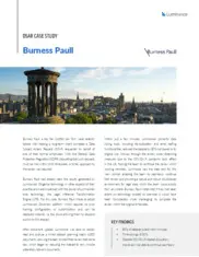 Preview of the Burness Paull Case Study