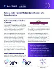 Preview of the Pomona Valley Hospital Medical Center Case Study