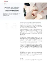 Preview of the IVF Matters Case Study