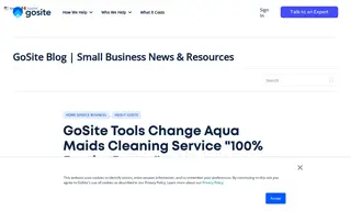 Preview of the Aqua Maids Cleaning Service Case Study