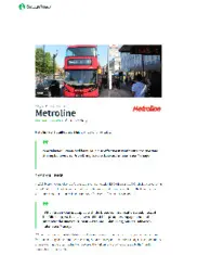 Preview of the Metroline Case Study