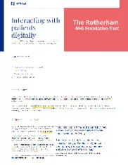 Preview of the Rotherham NHS Foundation Trust Case Study