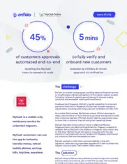 Preview of the MyCash Case Study