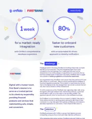 Preview of the First Bank Case Study