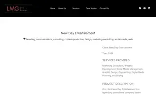 Preview of the New Day Entertainment Case Study