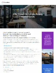 Preview of the City Hotel de Jonge Case Study