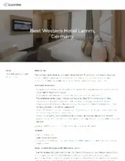Preview of the Best Western Hotel Lamm Case Study