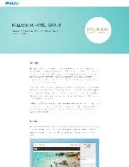 Preview of the Palladium Hotel Group Case Study