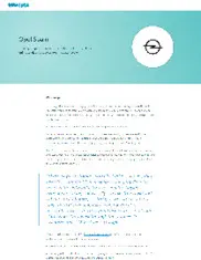 Preview of the Opel Case Study