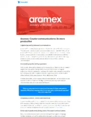 Preview of the Aramex Case Study