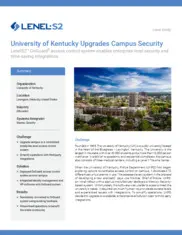 Preview of the University of Kentucky Case Study