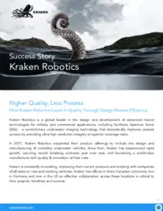 Preview of the Kraken Robotics Case Study