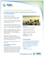Preview of the City of Los Angeles Case Study
