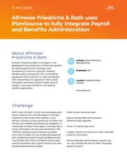 Preview of the Alfmeier Friedrichs & Rath Case Study