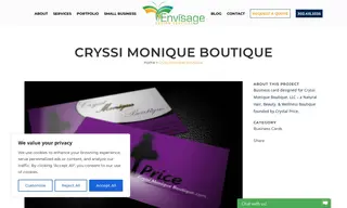 Preview of the Cryssi Monique Boutique Case Study