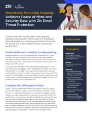 Preview of the Brodstone Memorial Hospital Case Study