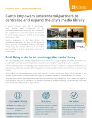Preview of the amsterdam&partners Case Study