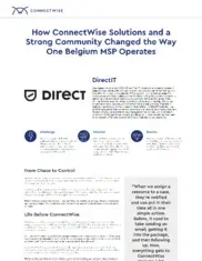 Preview of the DirectIT Case Study