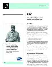 Preview of the PTC Case Study