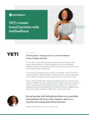 Preview of the YETI Case Study