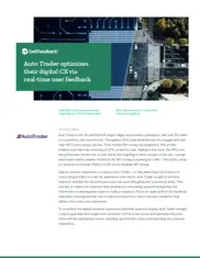 Preview of the Auto Trader Case Study