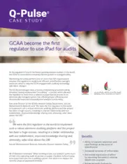 Preview of the GCAA Case Study