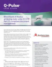 Preview of the Blood Bank of Alaska Case Study