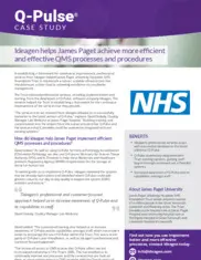 Preview of the James Paget Hospital Case Study