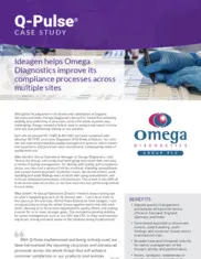 Preview of the Omega Diagnostics Case Study
