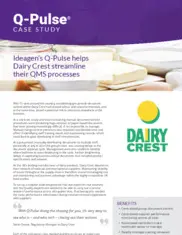 Preview of the Dairy Crest Case Study