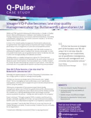 Preview of the Butterworth Laboratories Case Study