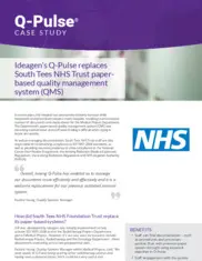 Preview of the South Tees Hospitals NHS Foundation Trust Case Study