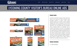 Preview of the Lycoming County Visitors Bureau Case Study