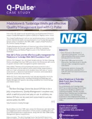 Preview of the Maidstone & Tunbridge Wells Case Study