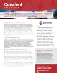 Preview of the Devon & Cornwall Police Case Study
