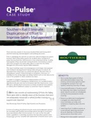 Preview of the Southern Rail Case Study