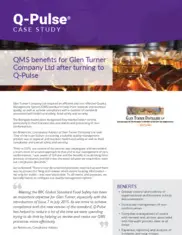 Preview of the Glen Turner Company Case Study