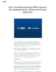 Preview of the TrustToken Case Study