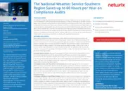 Preview of the National Weather Service Southern Region Case Study